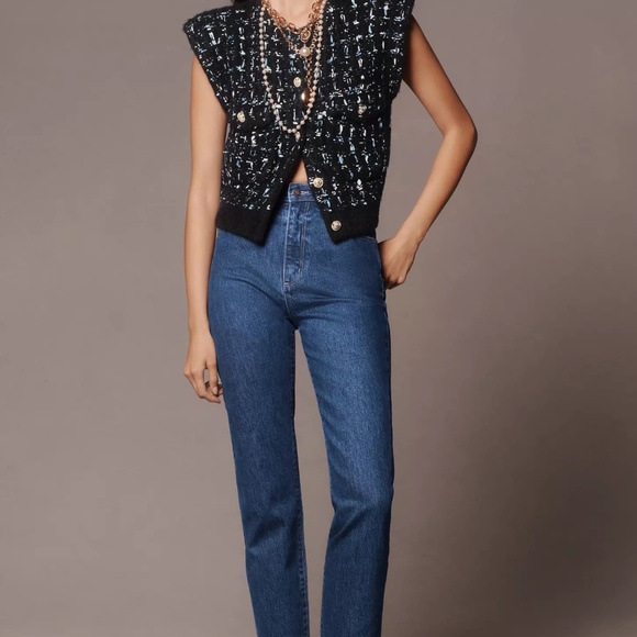 Maeve by Anthropologie Tweed Sweater Vest - Picture 3 of 9